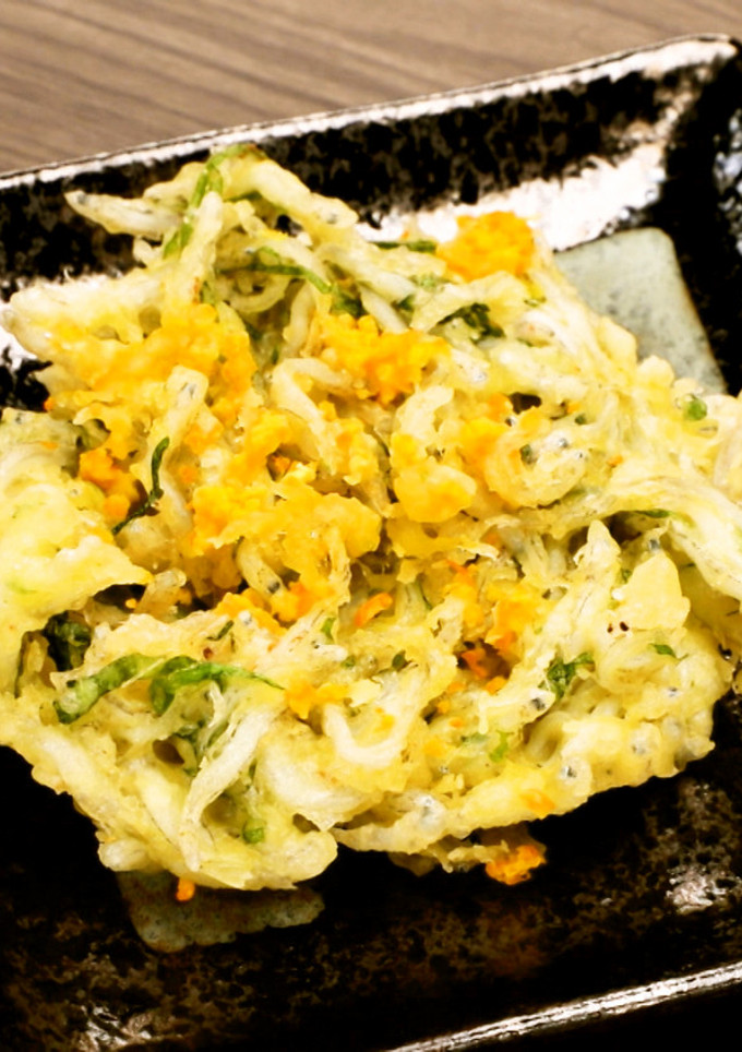 わかしらすと青じそのかき揚げ【食遺産】-レシピのメイン写真