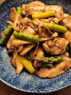 豚肉と舞茸の黒酢炒め-レシピのメイン写真