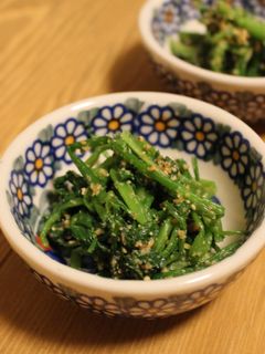 水耕セリの胡麻和え-レシピのメイン写真