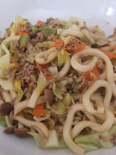 野菜たっぷり我が家の焼うどん-レシピのメイン写真