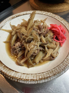 牛肉とごぼう、キノコしらたきのしぐれ煮-レシピのメイン写真