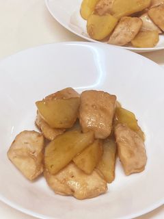 鶏胸肉とじゃがいもの照り焼き-レシピのメイン写真