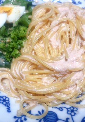 濃厚☆明太子　パスタ-レシピのメイン写真