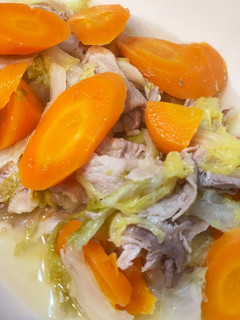クッキングプロで作る、白菜と豚肉の煮物-レシピのメイン写真