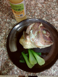 鯛の頭の漬け込み煮-レシピのメイン写真