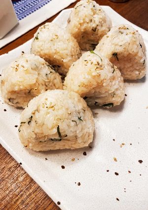 簡単!明太しらすおにぎり☆バター風味♪-レシピのメイン写真