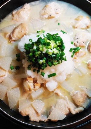 簡単☆鶏肉と大根の雪見鍋-レシピのメイン写真