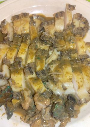 鮑のバター肝醤油焼き-レシピのメイン写真