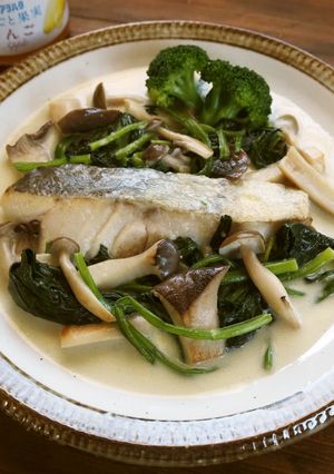 野菜たっぷり！白身魚のクリーム煮-レシピのメイン写真