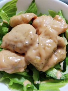 鶏むね肉☆鶏マヨ☆サラダ-レシピのメイン写真