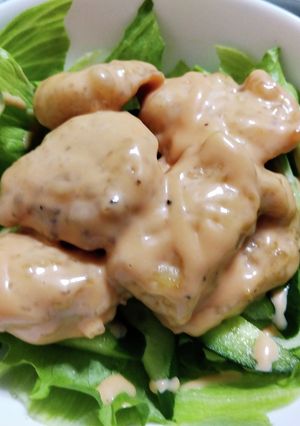 鶏むね肉☆鶏マヨ☆サラダ-レシピのメイン写真