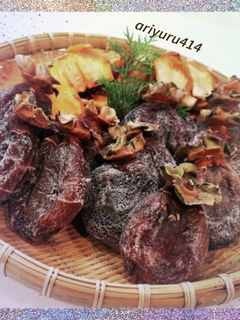 干し柿 2種-レシピのメイン写真