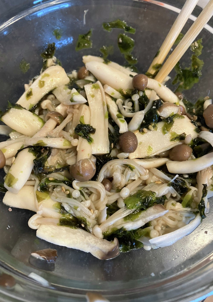 きのこの韓国海苔和え-レシピのメイン写真
