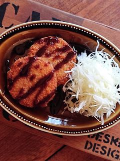 バッター液で衣サクサク★厚切りハムカツ-レシピのメイン写真