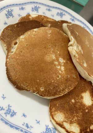 離乳食後期〜！簡単粉チーズのパンケーキ-レシピのメイン写真