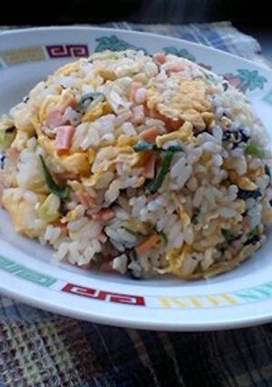 韓国のりでシンプル炒飯-レシピのメイン写真