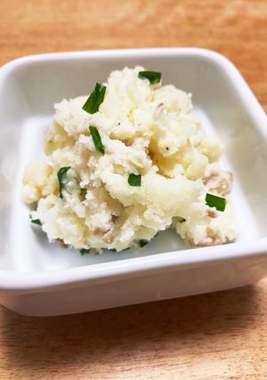いぶりがっこのポテトサラダ　ナッツ味-レシピのメイン写真