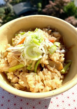 きりたんぽ炊き込みご飯-レシピのメイン写真
