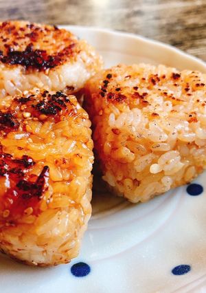 絶品♡焼きおにぎり！崩れないコツ！-レシピのメイン写真