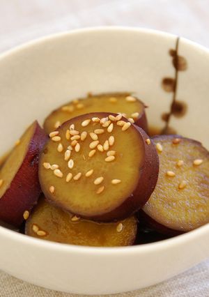 まろやか♪さつまいものはちみつ黒糖煮-レシピのメイン写真