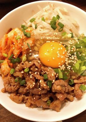 辛すぎない豚こまのビビンバ-レシピのメイン写真