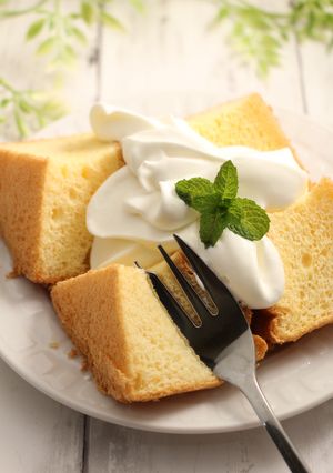 魔法のシフォンケーキ　-レシピのメイン写真