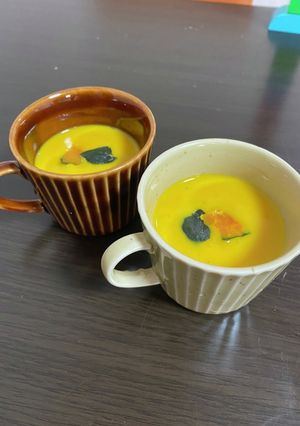 時短調理のかぼちゃポタージュ-レシピのメイン写真