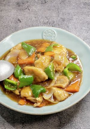 鶏むね肉と野菜のオイスターあんかけ炒め-レシピのメイン写真
