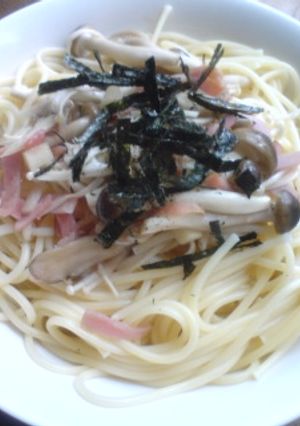 きのことベーコンの和風スパゲティ-レシピのメイン写真