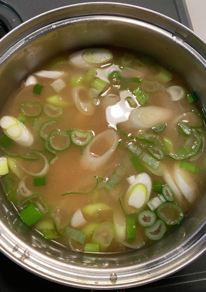 ネギと豆腐の簡単味噌汁-レシピのメイン写真