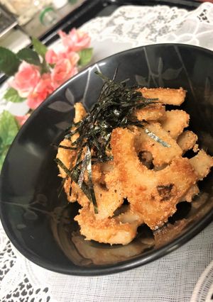 レンコンのたらこガーリックバター炒め♪-レシピのメイン写真