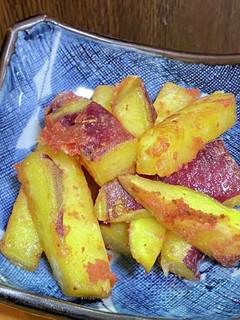 サツマイモの梅肉バター焼き-レシピのメイン写真