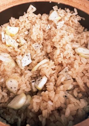 マコモダケの電気圧力鍋で炊き込みご飯-レシピのメイン写真
