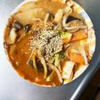 レンジもやし入ポークチャップ味甘酢酢豚