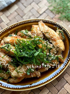 大葉たっぷり♪♪鶏むね肉の梅しそ炒め-レシピのメイン写真