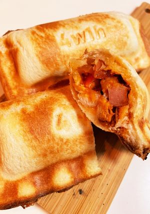 今朝の4w1hサンド「トマトチキン」-レシピのメイン写真