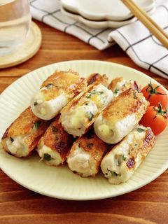 ☆簡単☆ちくわの大葉チーズ肉詰め-レシピのメイン写真