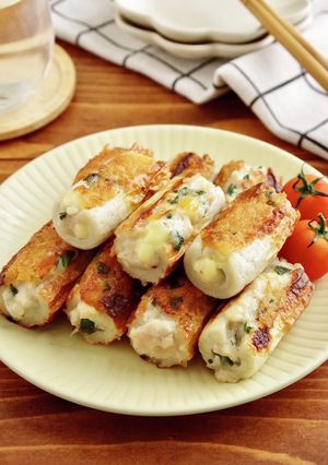 ☆簡単☆ちくわの大葉チーズ肉詰め-レシピのメイン写真