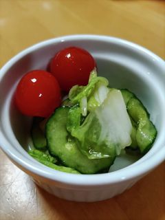 ミニトマト入り自家製浅漬け-レシピのメイン写真