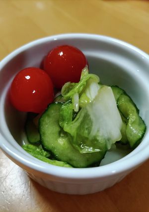 ミニトマト入り自家製浅漬け-レシピのメイン写真