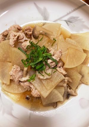 豚と大根の煮物♡柚子胡椒風味〜♪-レシピのメイン写真