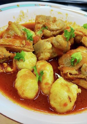 ニョッキとチキンのトマト煮込み♪-レシピのメイン写真