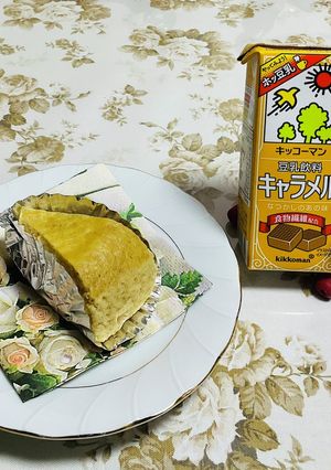 キャラメルでニコニコ♪オートミールパン♡-レシピのメイン写真