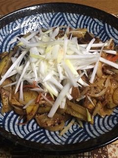 中華風サツマイモの野菜炒め-レシピのメイン写真