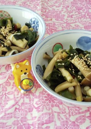 ☆ワカメとキノコの炒め物☆-レシピのメイン写真