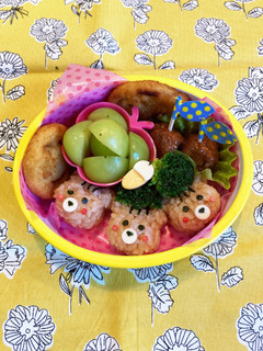 幼稚園年少 リス三兄弟お弁当-レシピのメイン写真