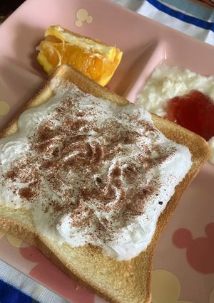 食パンクリームトースト-レシピのメイン写真