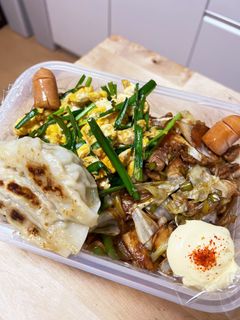 ふわふわニラ玉☆大盛り焼きそばお弁当-レシピのメイン写真