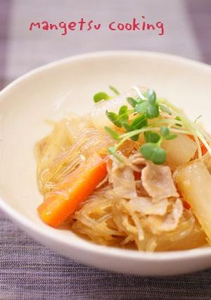 **大根と春雨の中華煮**-レシピのメイン写真