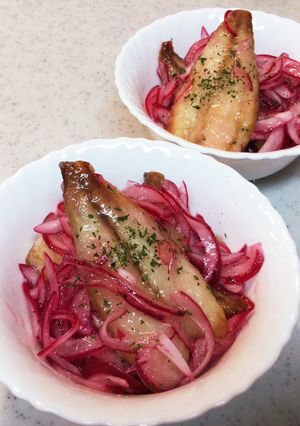 ＃酒の肴　鯵のマリネ-レシピのメイン写真